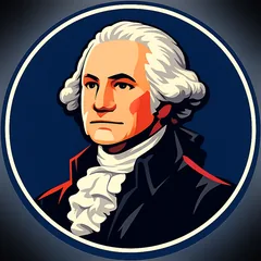 George Washington portrait illustration