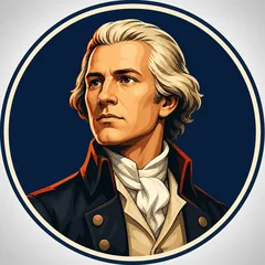 Nathan Hale portrait illustration